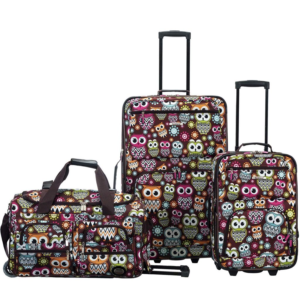 rockland luggage 19 inch expandable spinner carry on