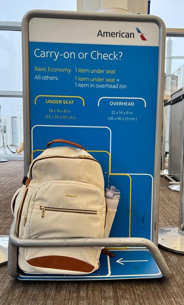 LOVEVOOK Carry-On Travel Backpack Review 5 lovevook carry on measured