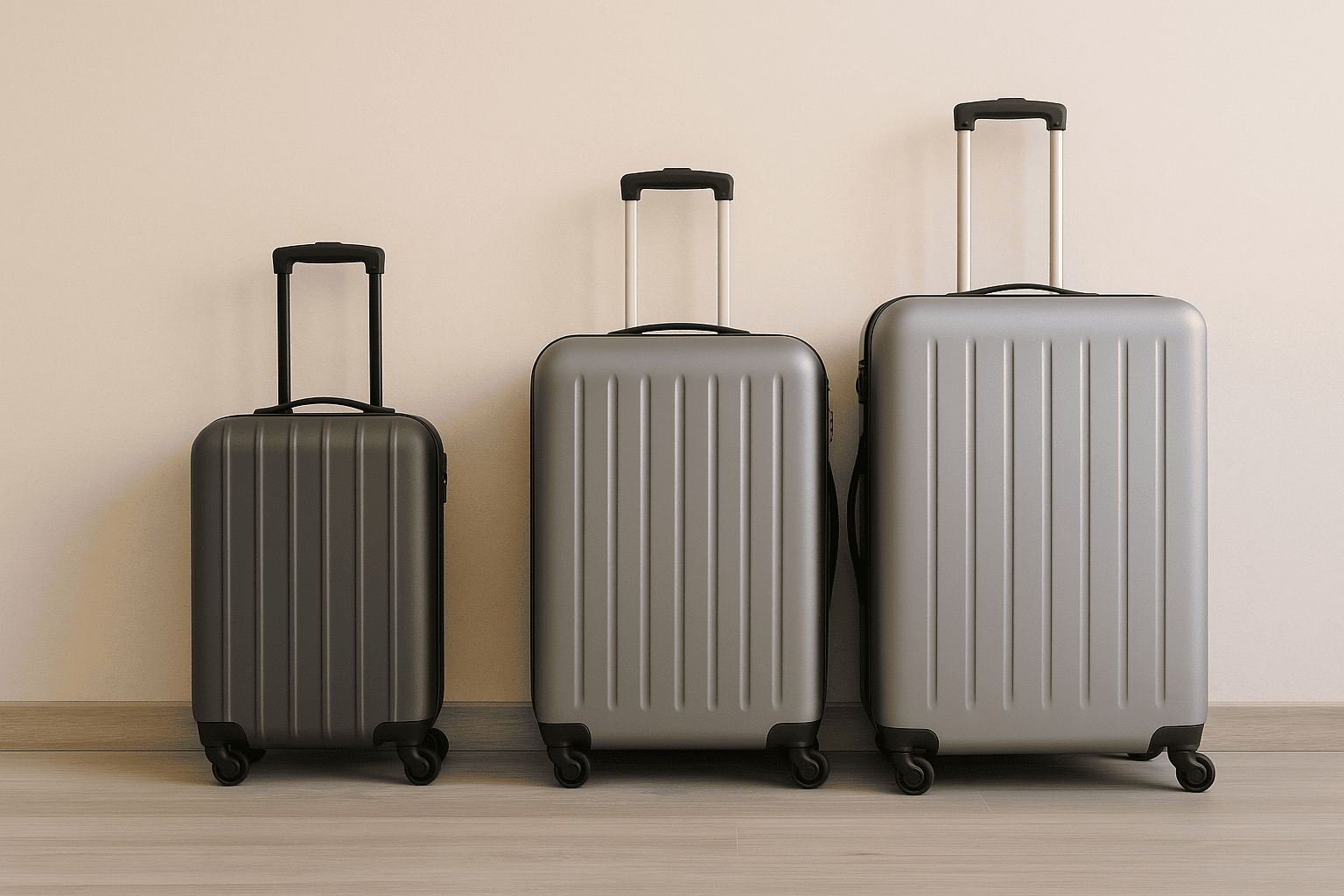 choose the right size luggage